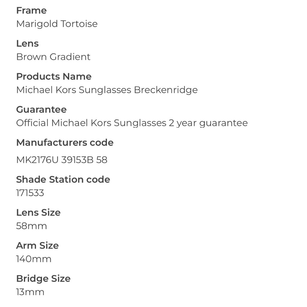 Barely Worn Michael Kors Breckenridge Aviator Sunglasses in Marigold Tortoise - Picture 2 of 7